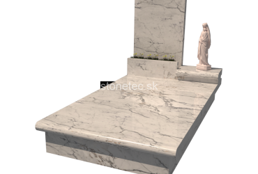 Jednohrob Bianco Carrara
