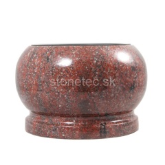 Žulová žardniéra Multicolor Red