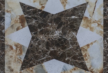 Ornamentá dlažba z mramoru