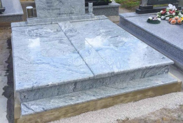 Dvojhrob z prírodnej žuly Viscont White