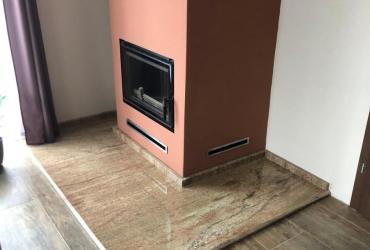 Obloženie krbu zo žuly Madura Gold
