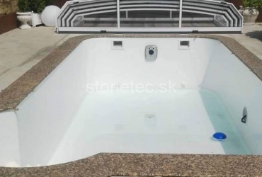 Obklad bazéna zo žuly Balmoral