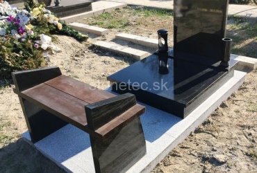 Urnový hrob zo žuly Absolute Black