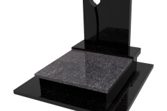 Viacgeneračný urnový hrob Steel Grey
